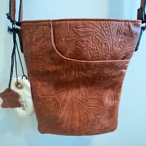 Brown Leather Crossbody Bag
